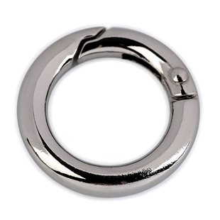 Karabínka - krúžok 18 mm nikel
